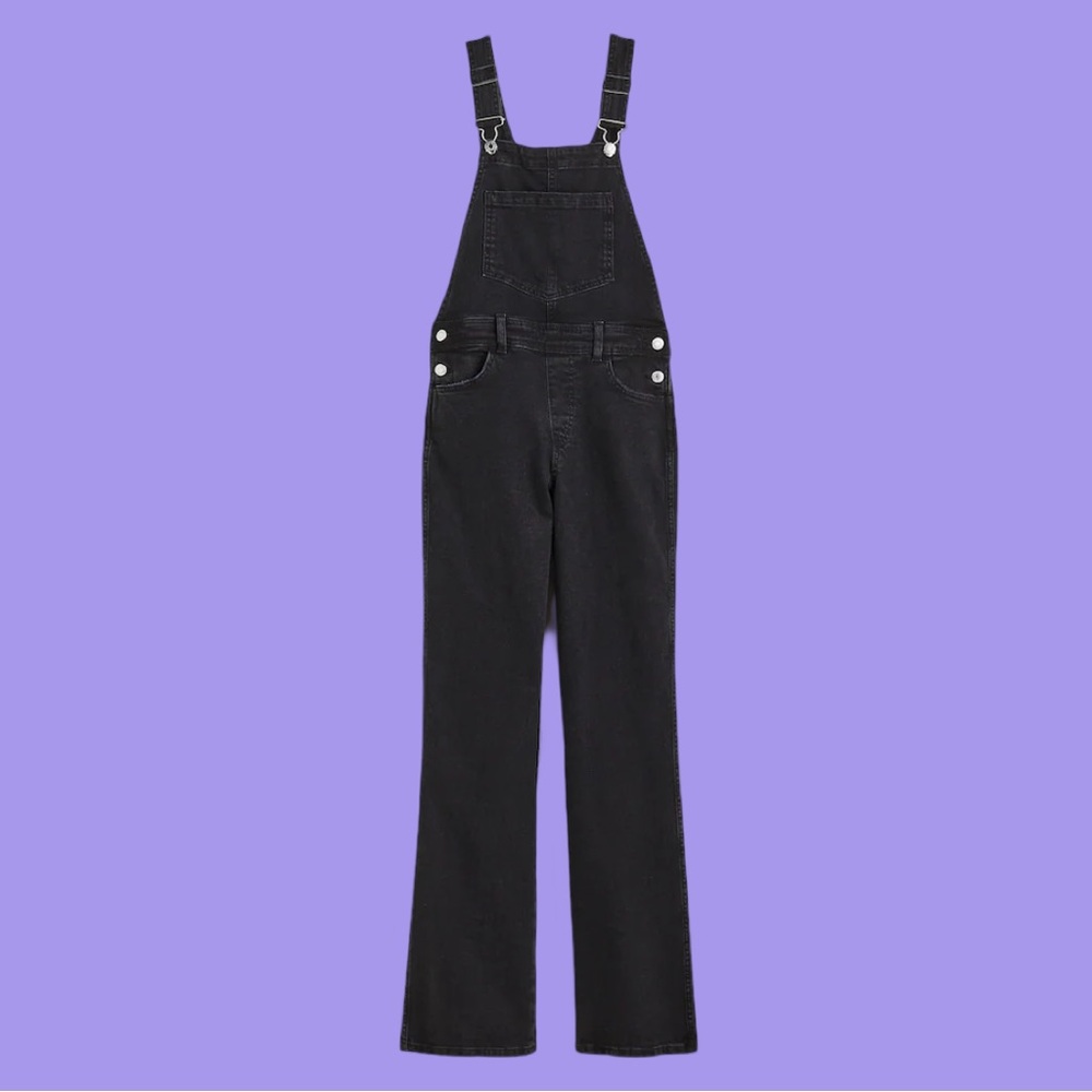 H&M Women's Dark Denim Overalls